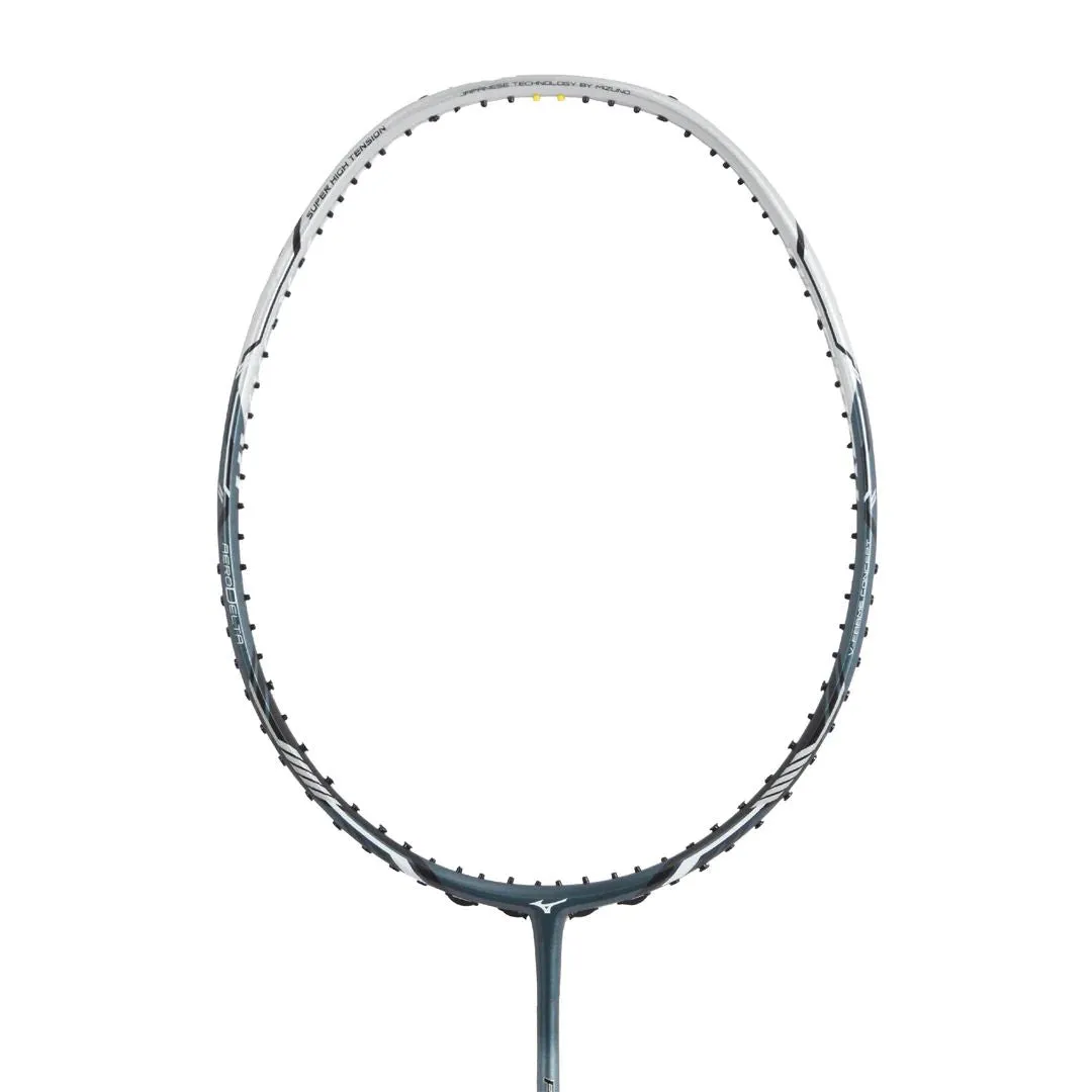 Mizuno Promax RX9 Badminton Racket (Unstrung) - Shadow Grey/Metallic Silver/Black