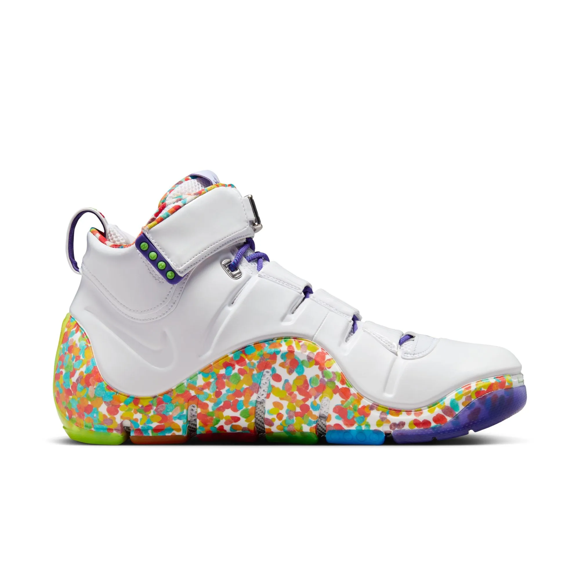 Nike Lebron IV White/True Red-Mean Green-Varsity Purple DQ9310-100