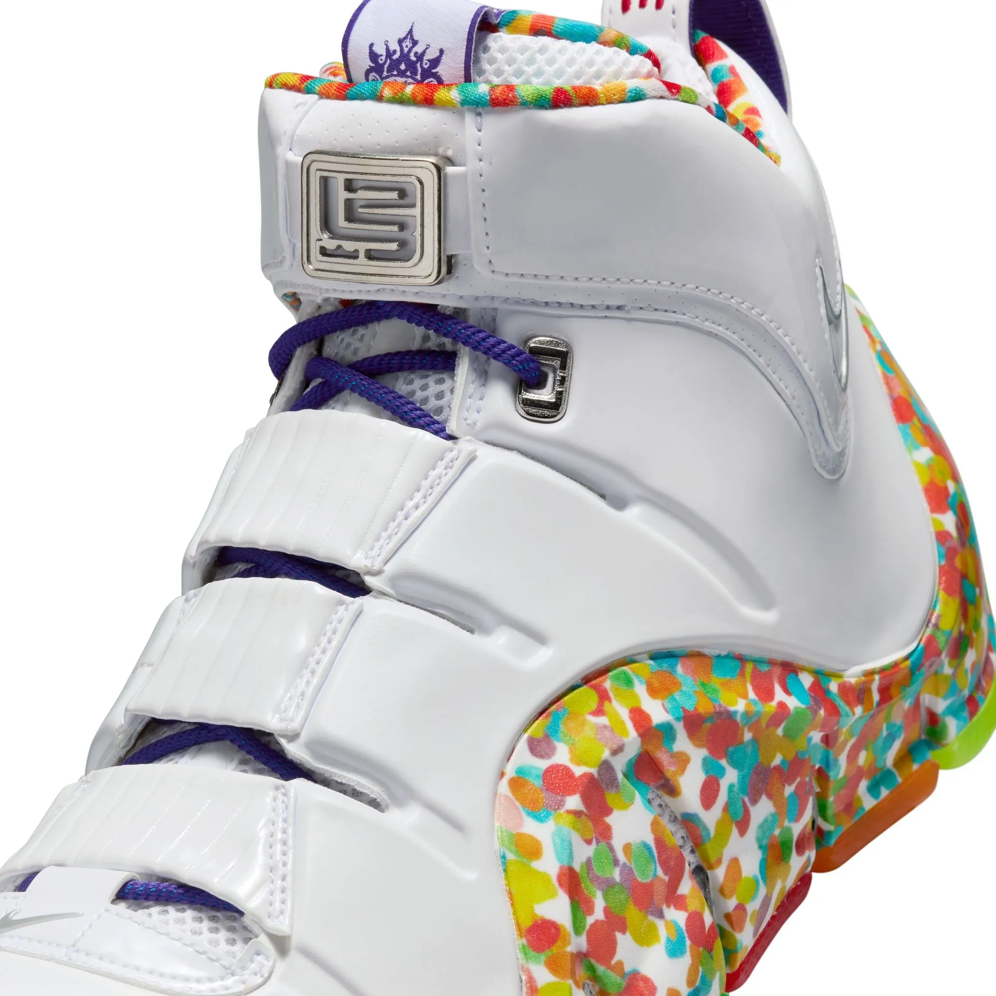 Nike Lebron IV White/True Red-Mean Green-Varsity Purple DQ9310-100