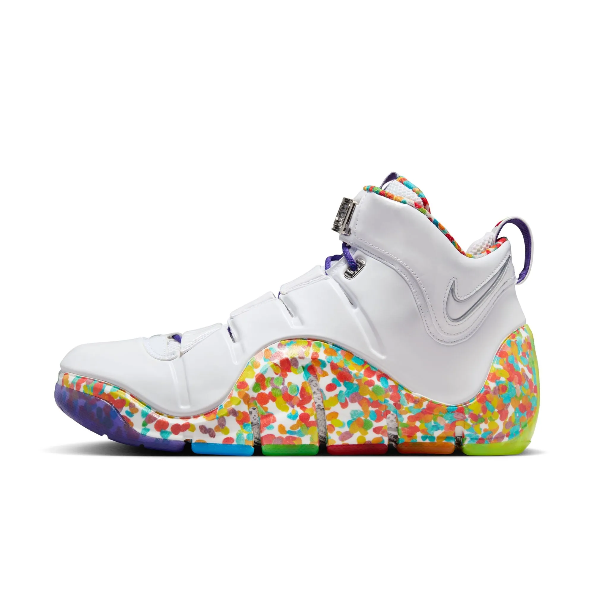 Nike Lebron IV White/True Red-Mean Green-Varsity Purple DQ9310-100