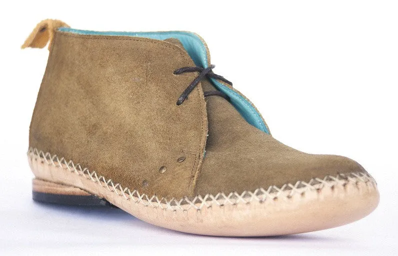 No.0025 UNDERPASS moccasin desert boot Oiled Tan Suede