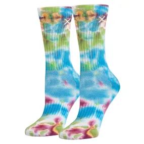 Odd Sox Tie Dye Dreamy Crew Socks