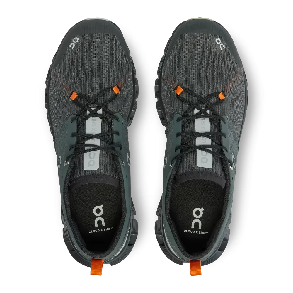 On Running Men's Cloud X 3 Shift Shoes - Lead / Turmeric