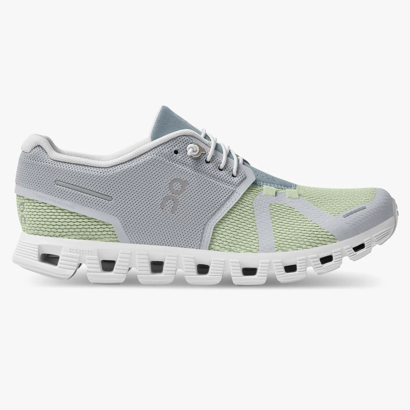 On Running Women's Cloud 5 Combo Shoes - Glacier / Meadow