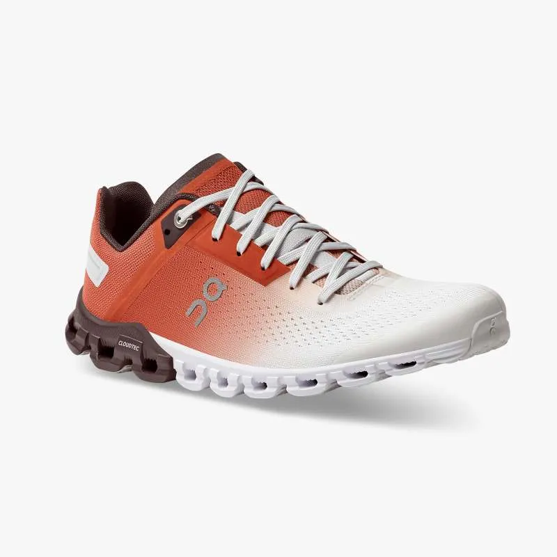 On Running Women's Cloudflow Shoes - Rust / White