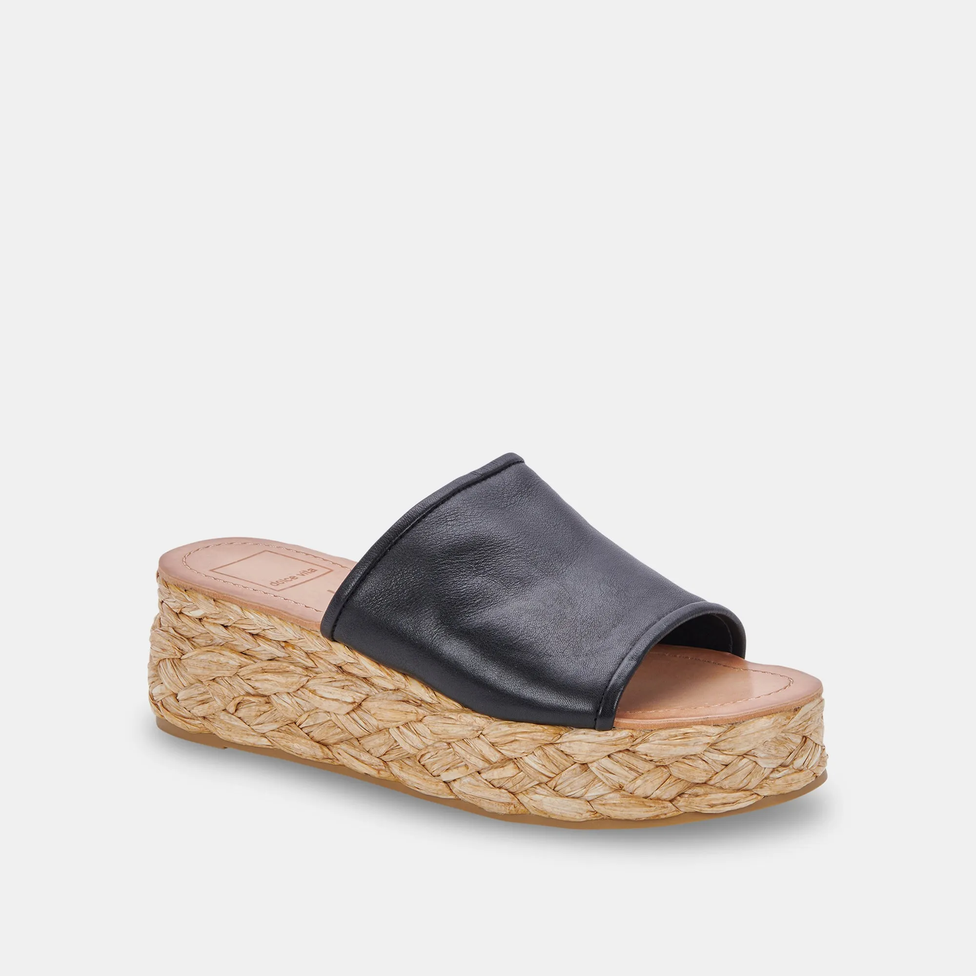 PABLOS SANDALS BLACK LEATHER