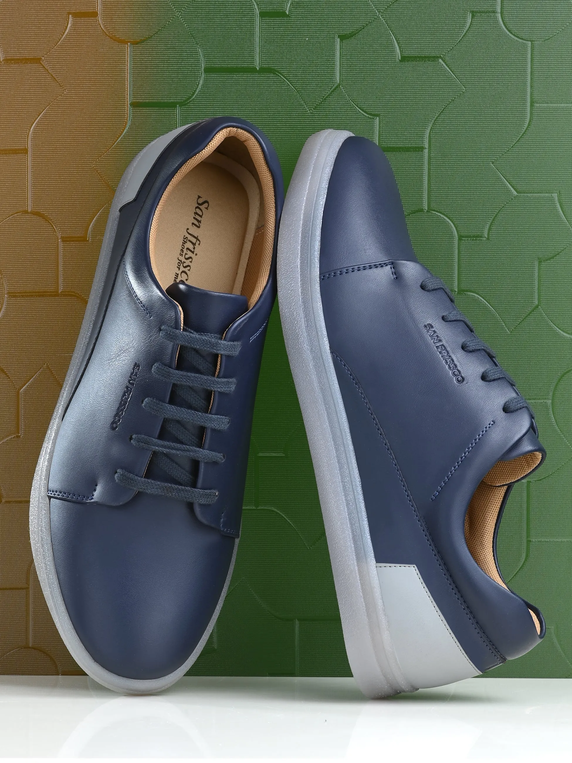 Peyton Navy Casual Sneakers