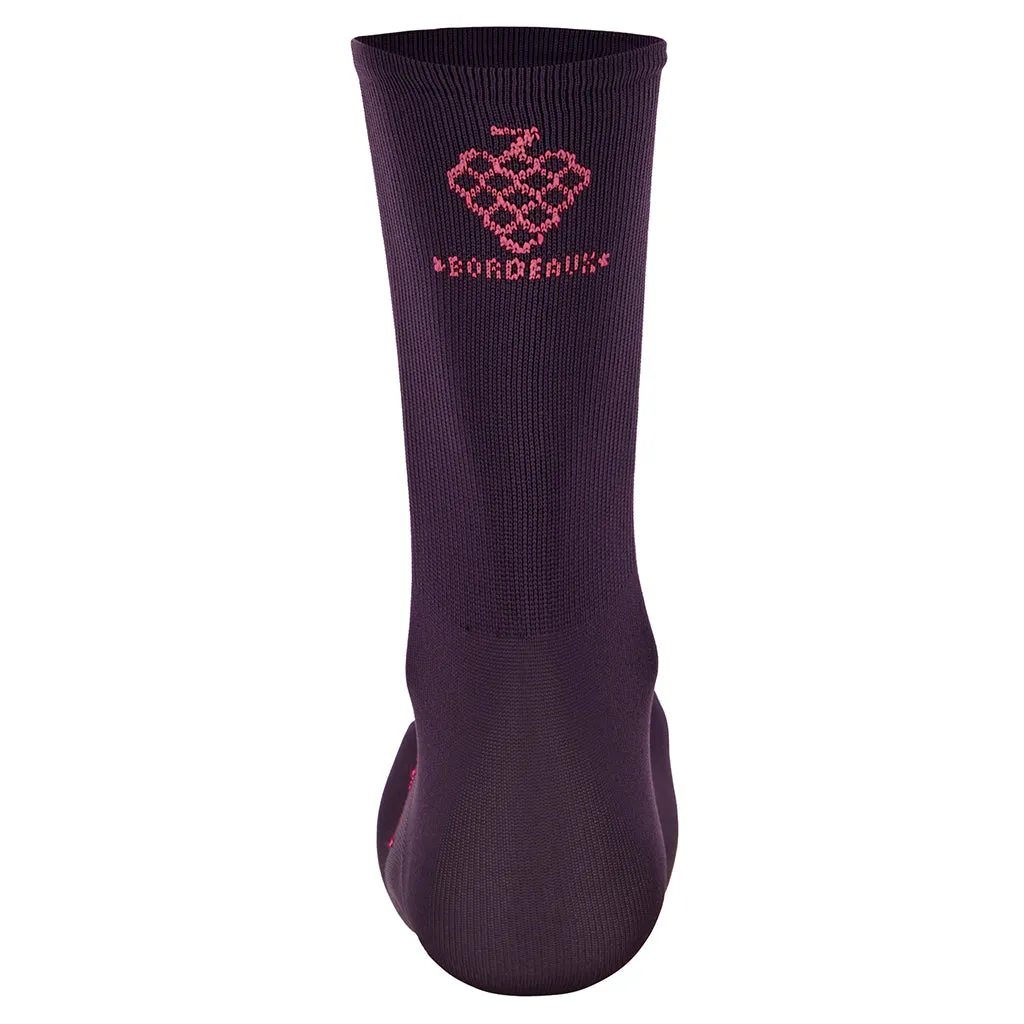 Santini TDF Bordeaux Socks - Black