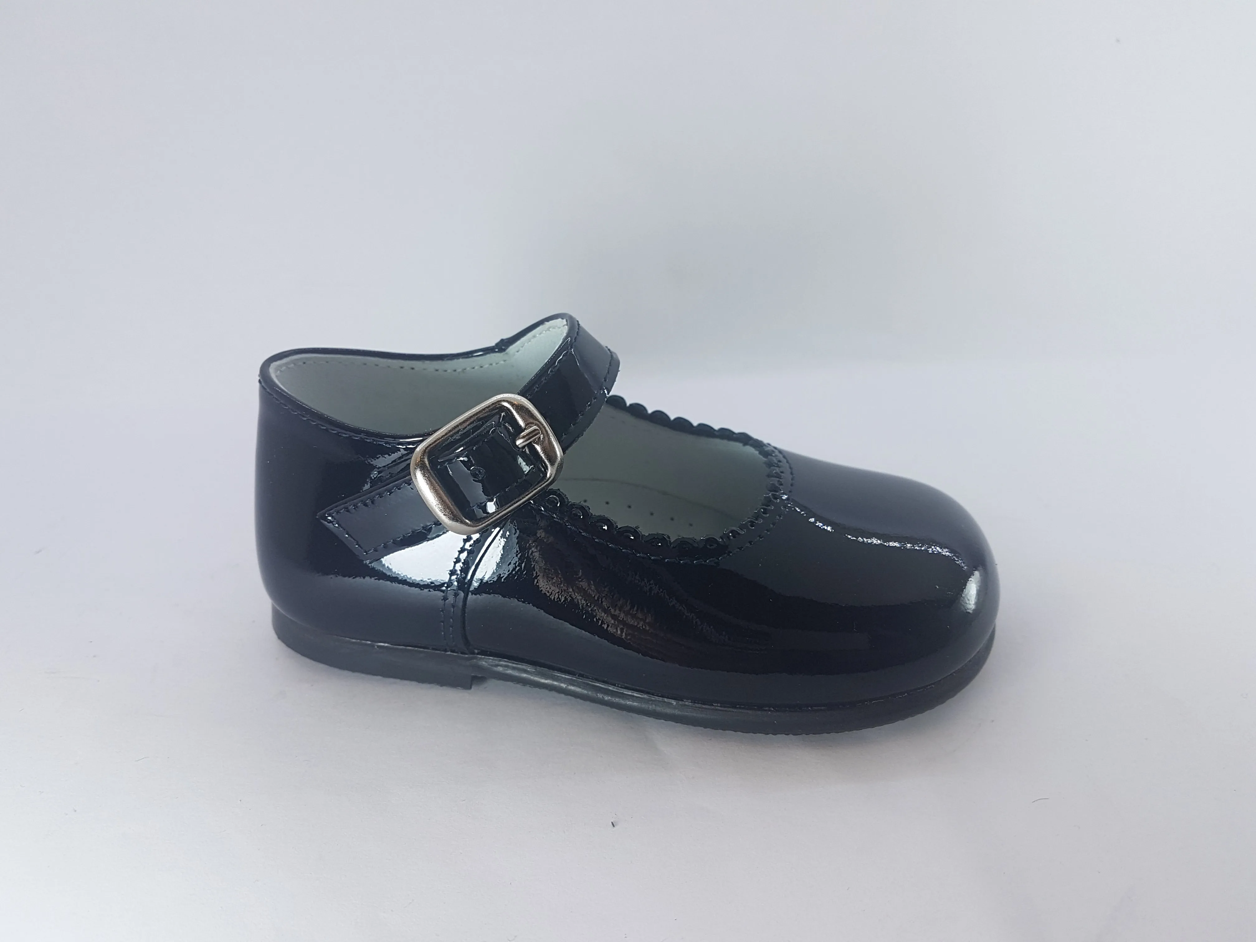 Shawn & Jeffery Baby Navy Patent Leather Mary Jane