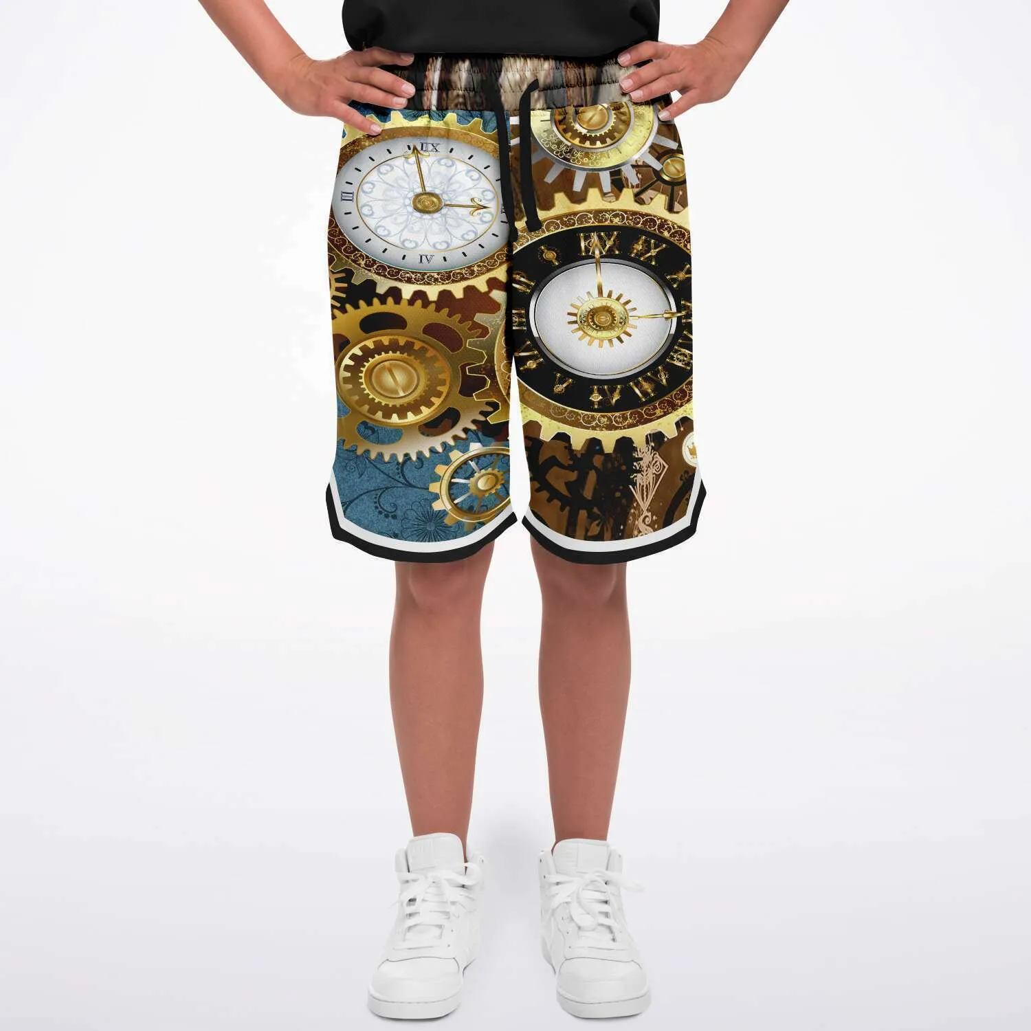 Steampunk Galactica Unisex Basketball Shorts