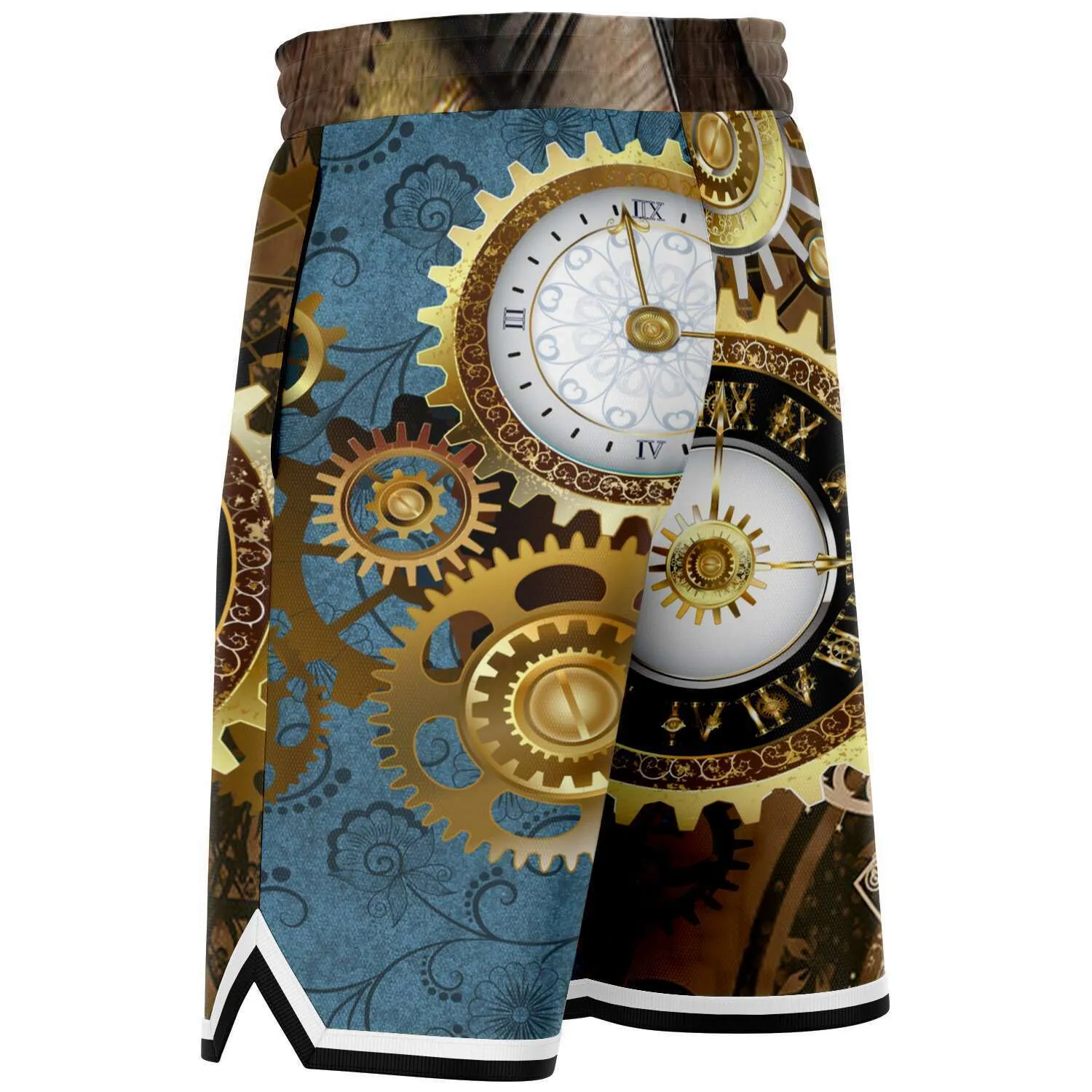 Steampunk Galactica Unisex Basketball Shorts