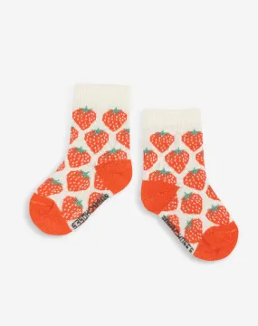 STRAWBERRY BABY SOCKS