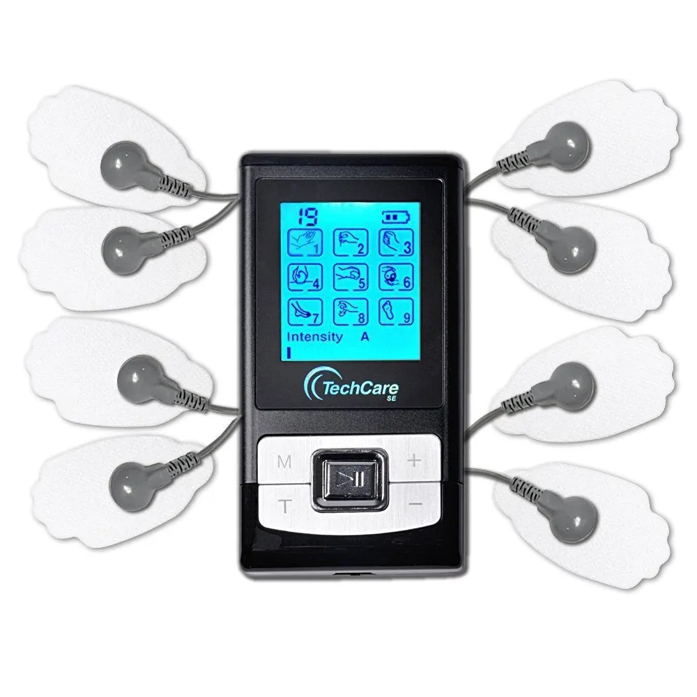 TechCare SE Massager Set - Portable TENS Unit - FDA Cleared!