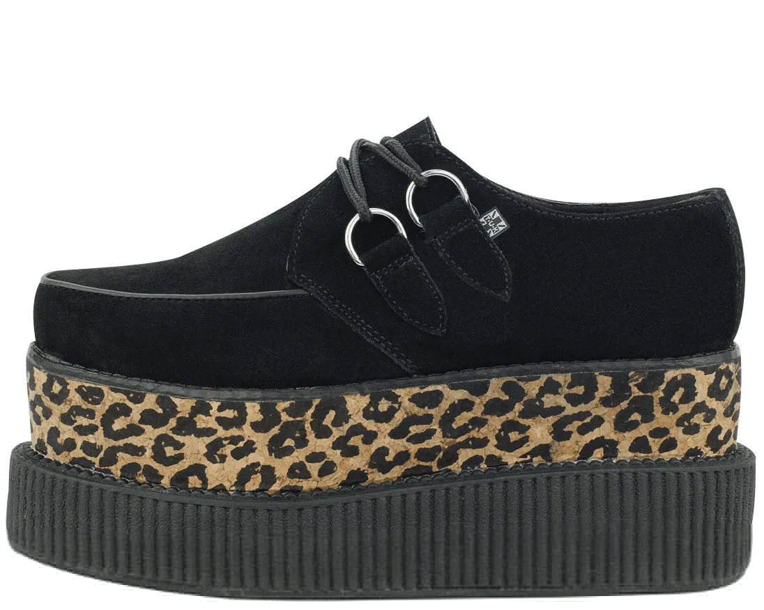 T.U.K Black Suede Leo 3x Sole Viva Mondo Creeper