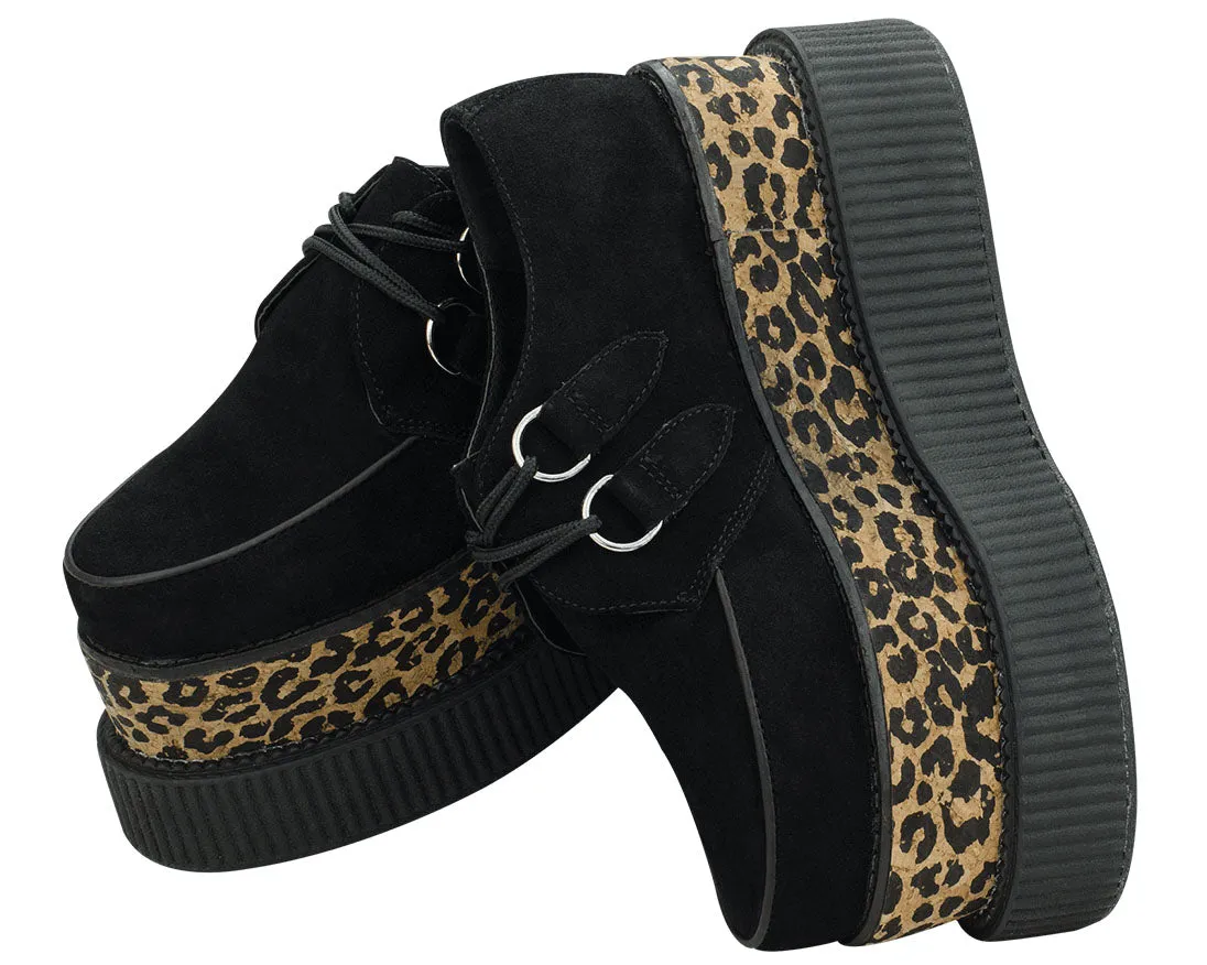 T.U.K Black Suede Leo 3x Sole Viva Mondo Creeper