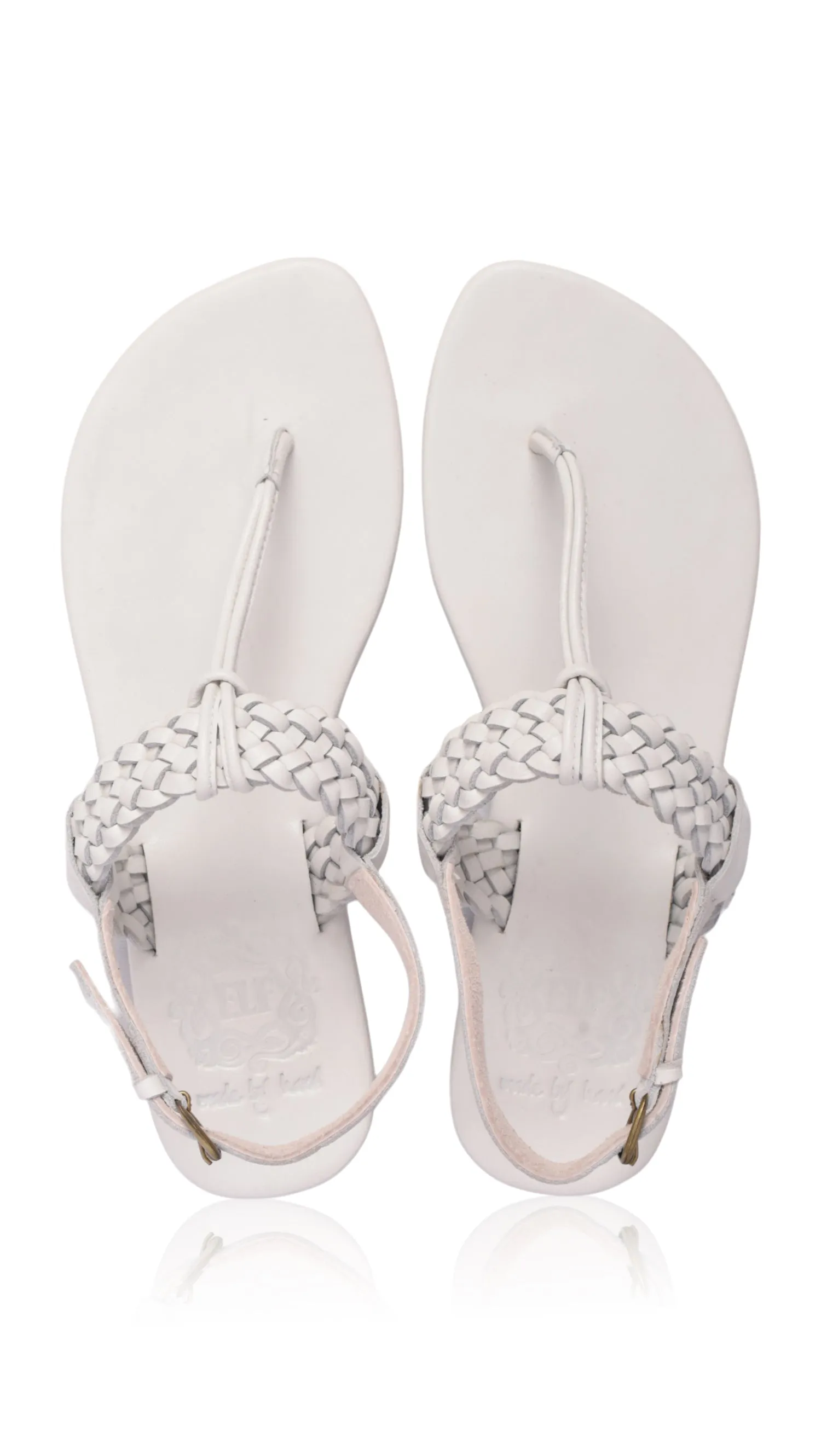 Venetian T-strap Leather Sandals